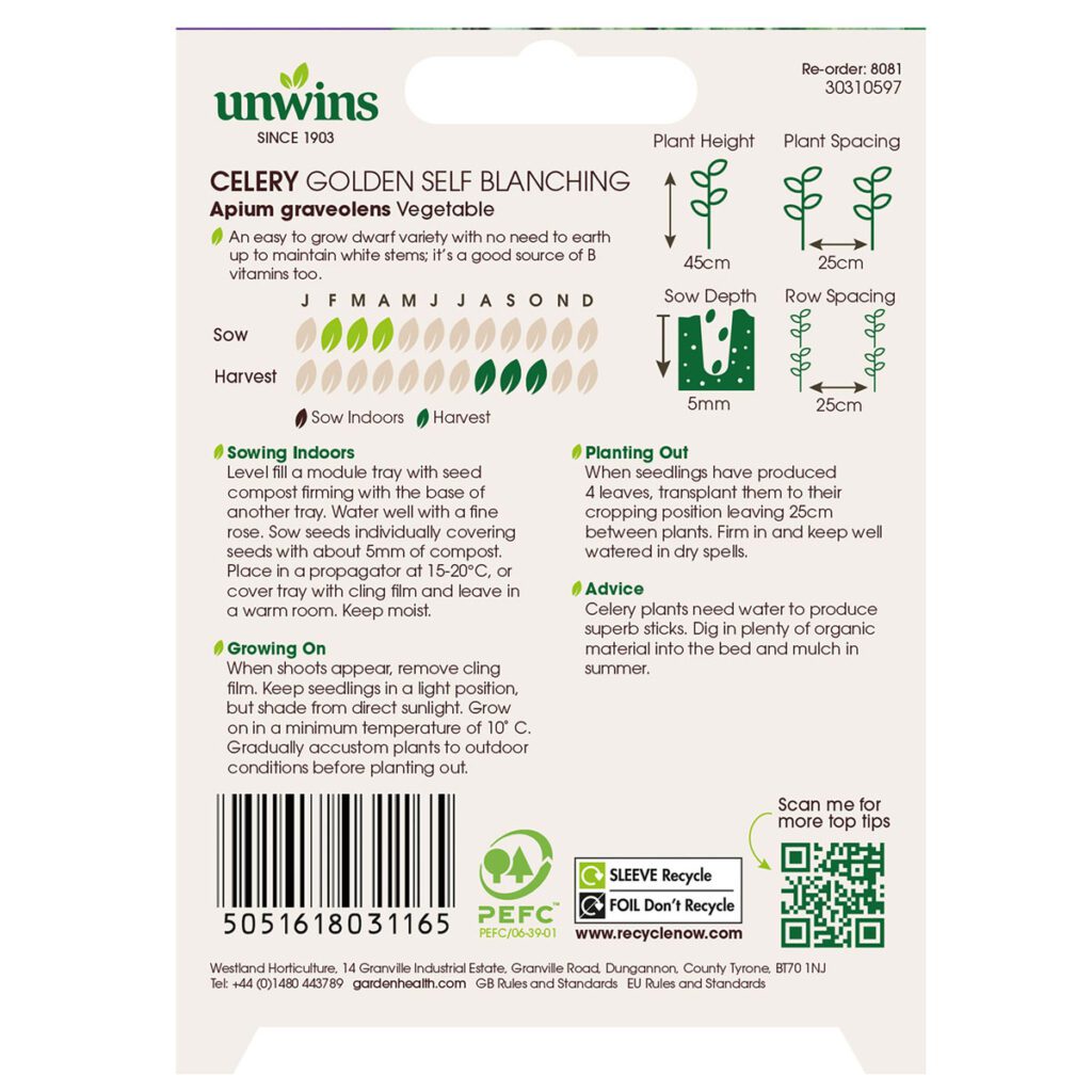 Unwins Celery Golden Self Blanching Seeds 5051618031165 2